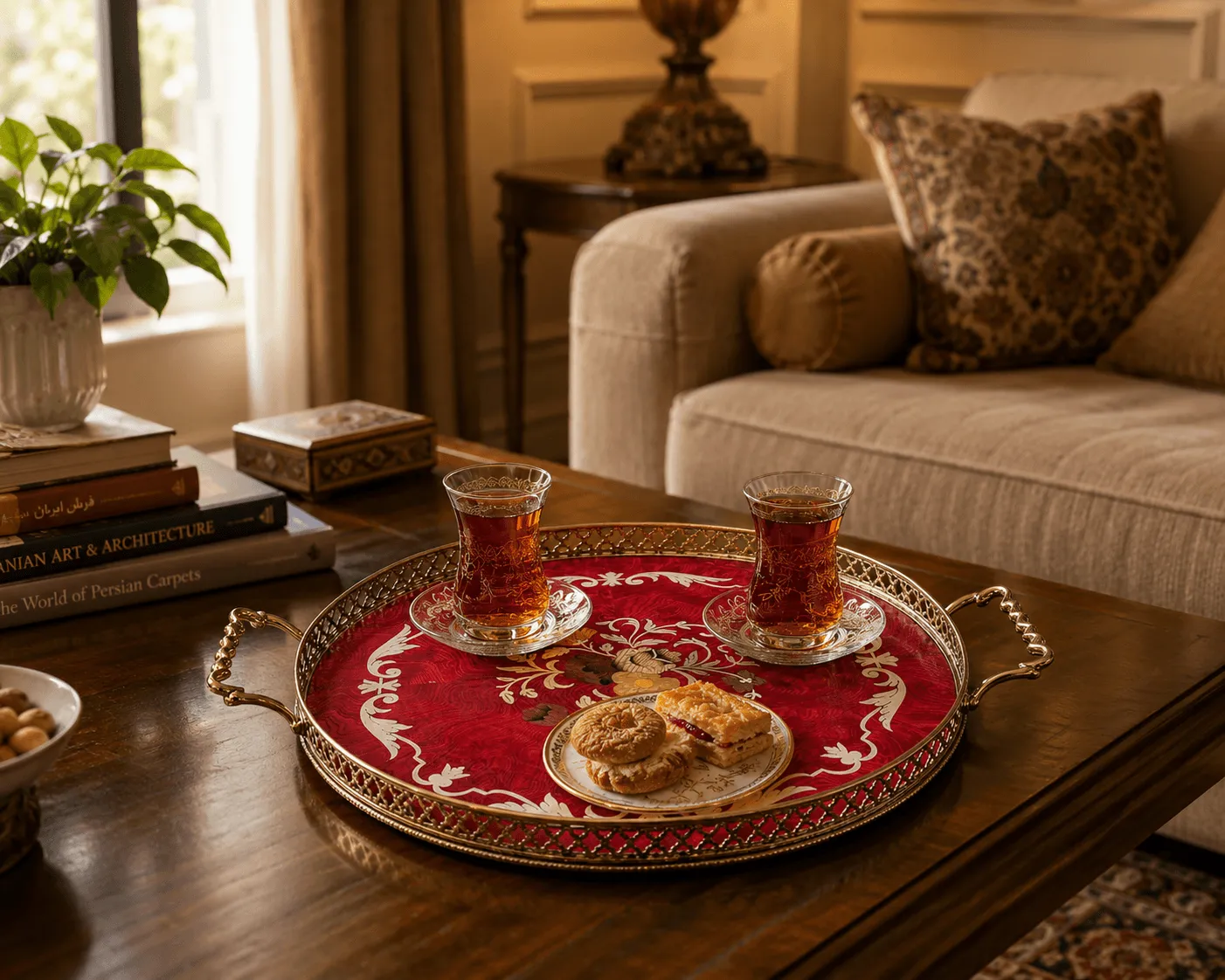 سینی معرق، سینی پذیرایی، سینی خواستگاری، قیمت سینی، هدیه خاص
