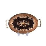 سینی معرق بیضی