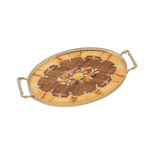 سینی معرق بیضی کد OL01