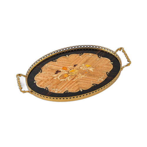 سینی معرق بیضی کد OL30